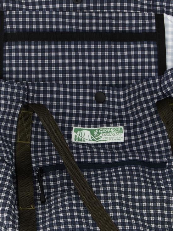26FW 그라미치 토트백 G6FA071NAVYCHECK Blue - GRAMICCI