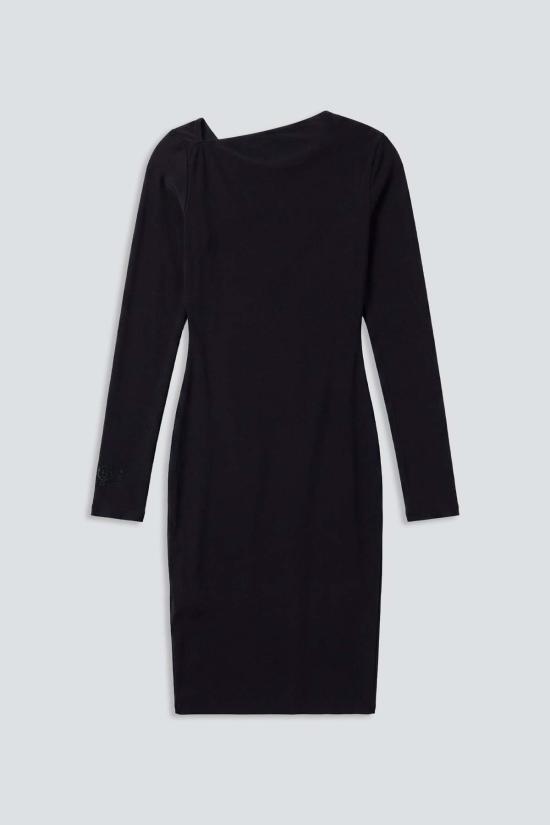  MM6 메종마르지엘라 미디 원피스 Mm6 메종 마르지엘라 미디 드레스 블랙 - MM6 MAISON MARGIELA