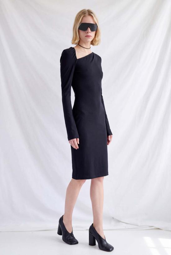  MM6 메종마르지엘라 미디 원피스 Mm6 메종 마르지엘라 미디 드레스 블랙 - MM6 MAISON MARGIELA