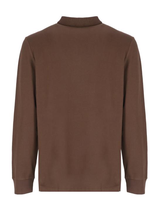 26FW 랄프 로렌 폴로 티셔츠 710955081 502 BROWN - RALPH LAUREN