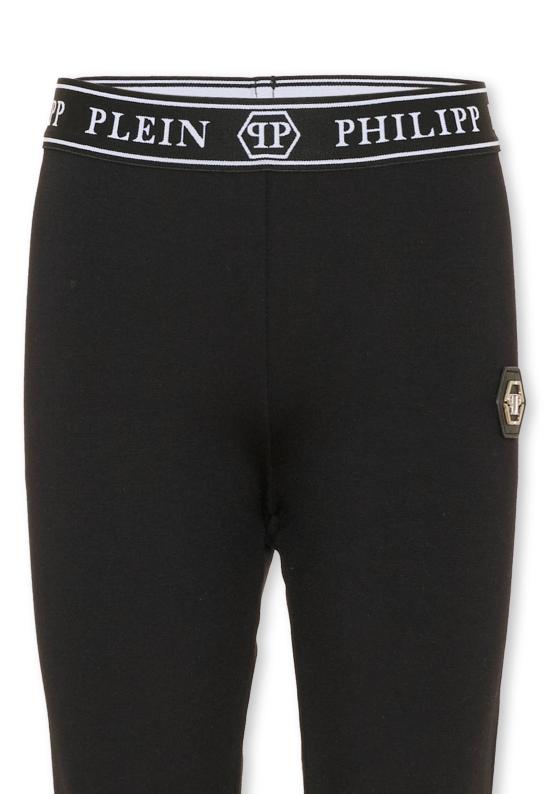 26FW [키즈] 필립 플레인 레깅스 F6PHJGLG169 110 BLACK - PHILIPP PLEIN