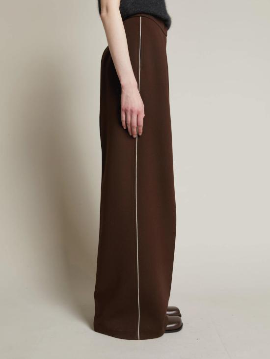 26FW 막스마라 팬츠 Pantaloni Ampi con Doppia Pinces Testa Moro - MAX MARA