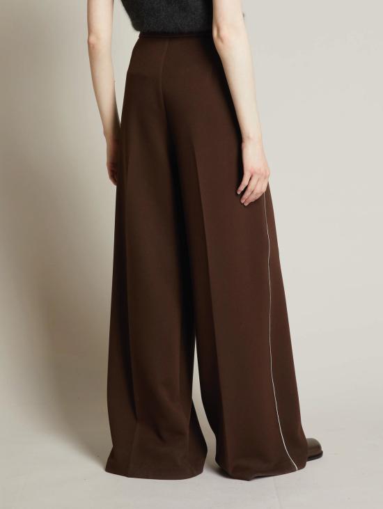 26FW 막스마라 팬츠 Pantaloni Ampi con Doppia Pinces Testa Moro - MAX MARA