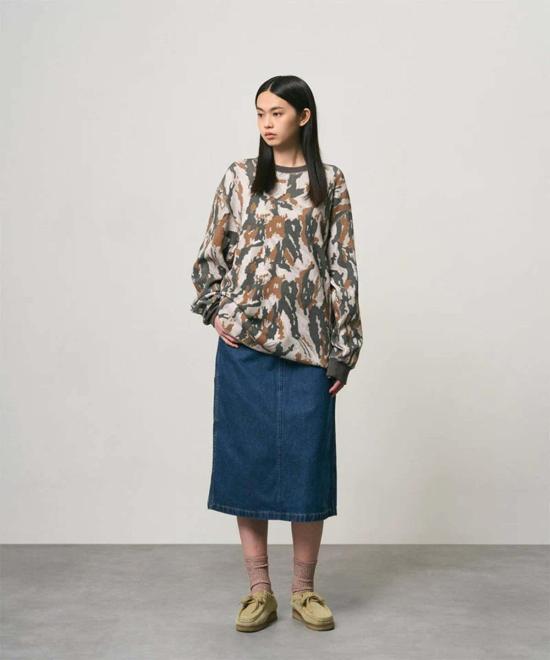  그라미치 스웨터 G6FM J041 BARK CAMO - GRAMICCI