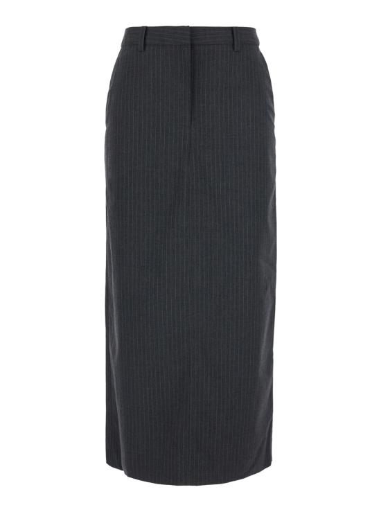 26FW 던스트 스커트 UDSK6C208CGCHARCOALGREYSTRIPE
