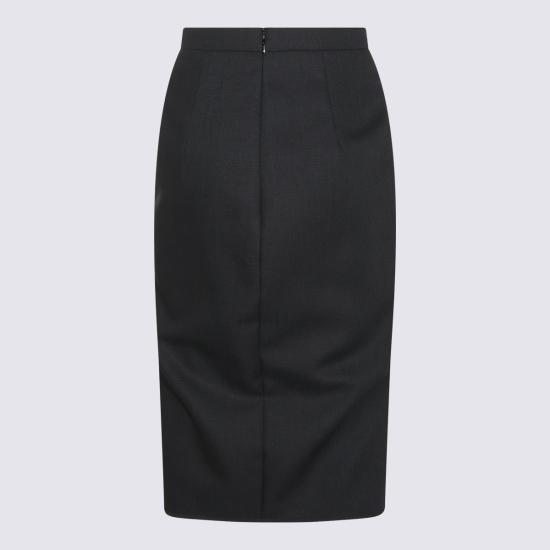 26FW 엘리자베타프랜치 미디 스커트 GO25467E2 110 NERO - ELISABETTA FRANCHI