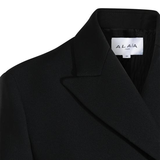 26FW 알라이아 미디 원피스 AA9M1230W132D 999 NOIR - ALAIA