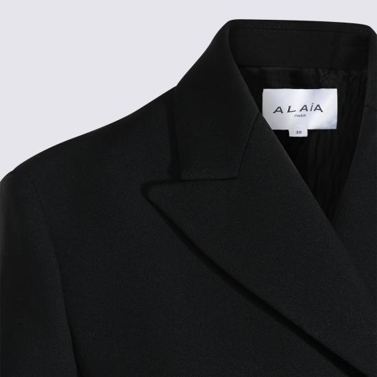 26FW 알라이아 미디 원피스 AA9M1230W132D 999 NOIR - ALAIA