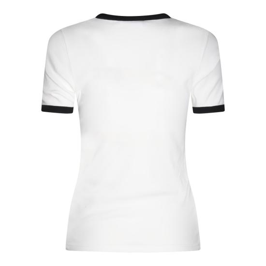 26FW 쿠레쥬 반팔 티셔츠 VESJTS017 JS00700098 HERITAGE WHITE BLACK - COURREGES