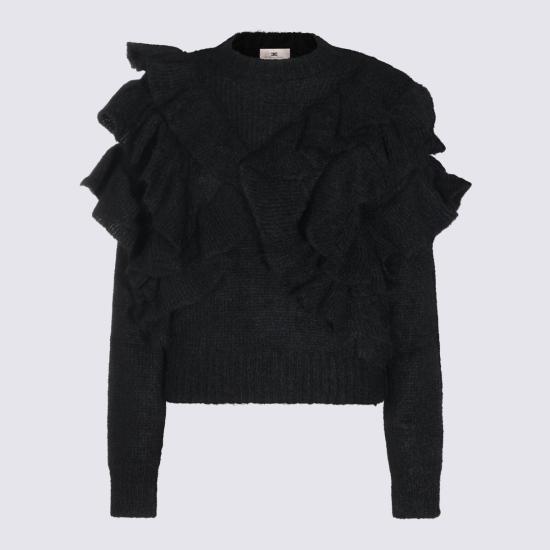 26FW 엘리자베타프랜치 스웨터 MK42T67E2 110 NERO - ELISABETTA FRANCHI