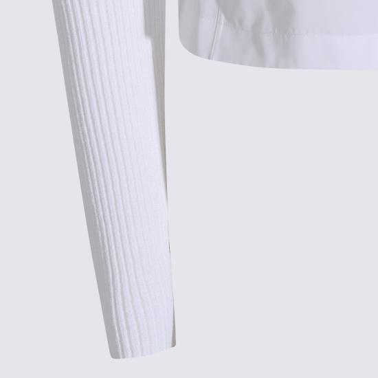 26FW 알라이아 셔츠 AA9C1023T611D 000 BLANC - ALAIA