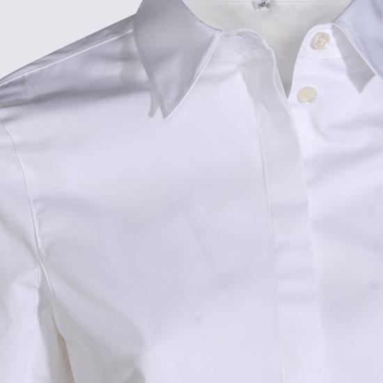 26FW 알라이아 셔츠 AA9C1023T611D 000 BLANC - ALAIA