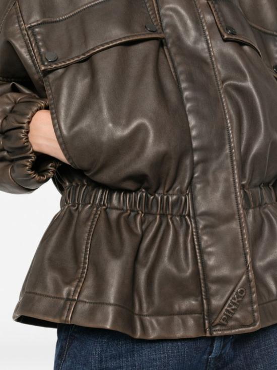 26FW 핑코 자켓 107074A3E8L64 Brown - PINKO
