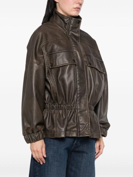 26FW 핑코 자켓 107074A3E8L64 Brown - PINKO