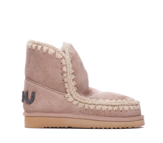 26FW 모우 에스키모 18 글리터 로고 부츠 101050A CAM PINK