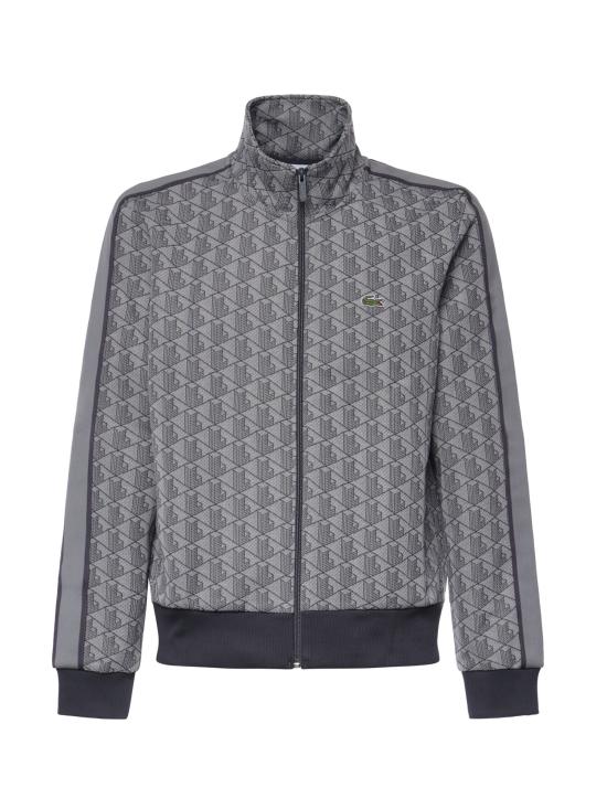 26FW 라코스테 모노그램 집업 스웨트셔츠 SH1368 41I GREY