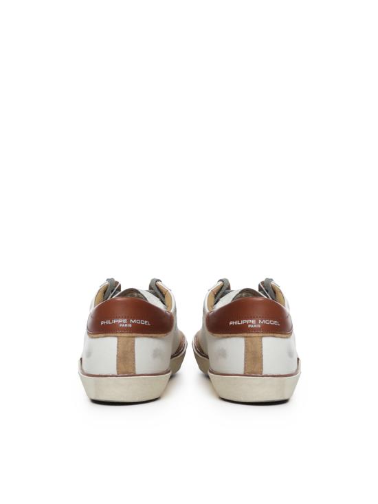 26FW 필립모델 스니커즈 PRLU WB06 WHITE BROWN - PHILIPPE MODEL