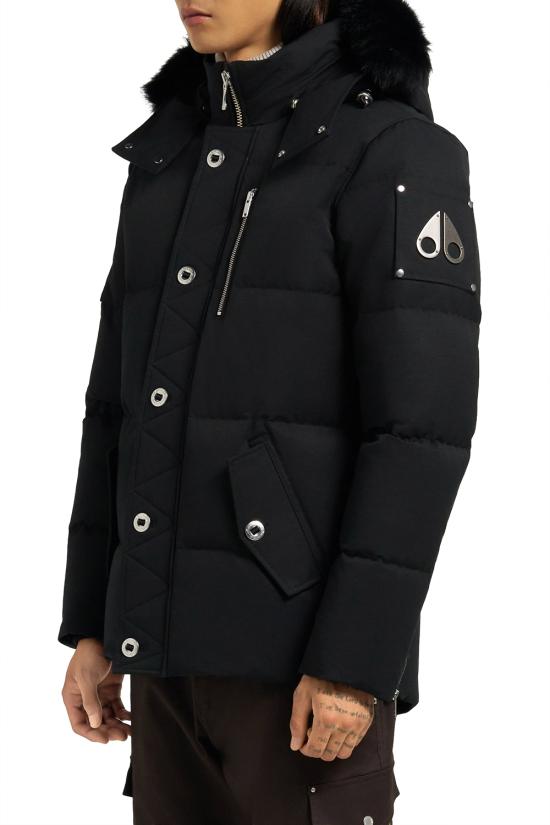 26FW 무스너클 오리지널 네오 시어 3Q 다운 자켓 M35MJ128S 305 Blk w sh - MOOSE KNUCKLES