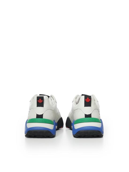 26FW 디스퀘어드2 스니커즈 SNM0501 M2069 BIANCO NERO BLU - DSQUARED2
