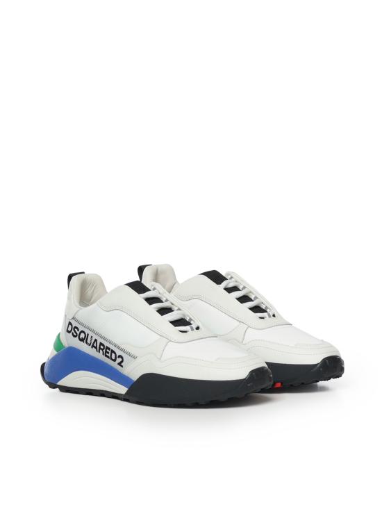 26FW 디스퀘어드2 스니커즈 SNM0501 M2069 BIANCO NERO BLU - DSQUARED2