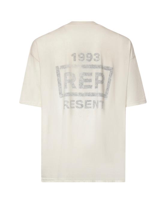 26FW 리프레젠트 반팔 티셔츠 MLM3612 72 FLAT WHITE - REPRESENT