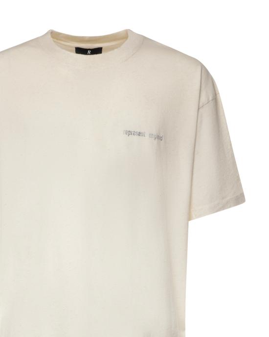 26FW 리프레젠트 반팔 티셔츠 MLM3612 72 FLAT WHITE - REPRESENT