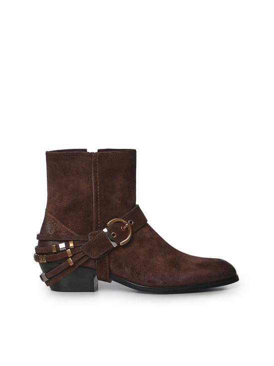 26FW 핑코 부츠 SD0557 P151L72 DARK BROWN