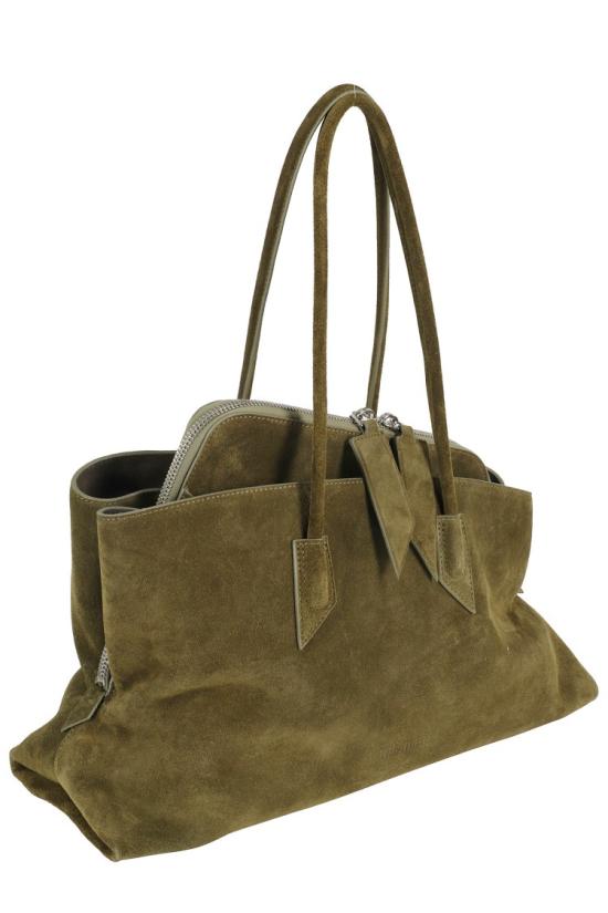 26FW 디 아티코 라 파세지아타 미디엄 탑 핸들 백 250WAH00054 LBT007AA 099 Green - THE ATTICO