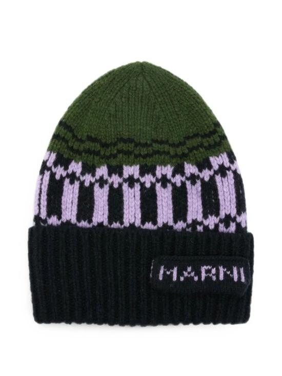 26FW 마르니 모자 CLMC0193Q0 UFH101 JQV66 STONE GREEN