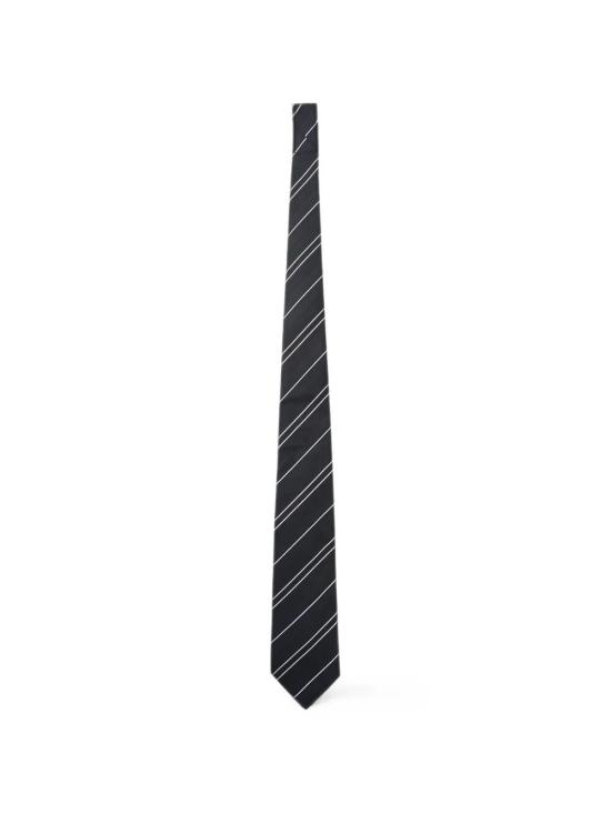 26FW 준야 와타나베 꼼데가르송 넥타이 WR K402 BLACK X WHITE