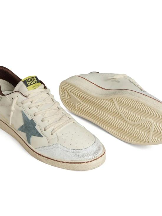26FW 골든구스 스니커즈 GMF00915 F007926 12359 12359 WHITE SILVER BLUE BROWN - GOLDEN GOOSE
