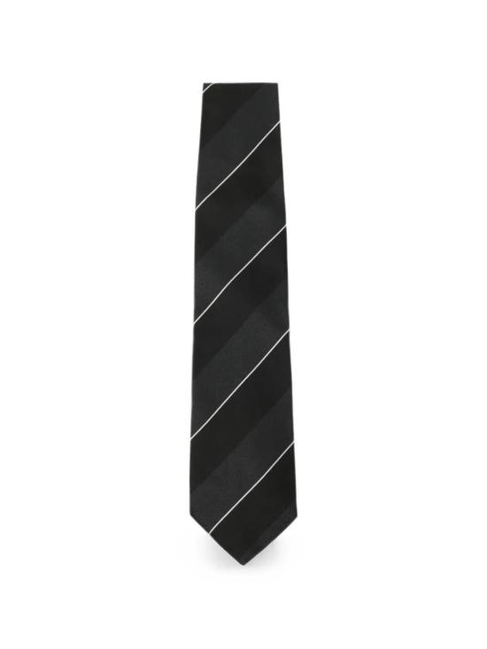 26FW 준야 와타나베 꼼데가르송 넥타이 WR K401 BLACK X WHITE