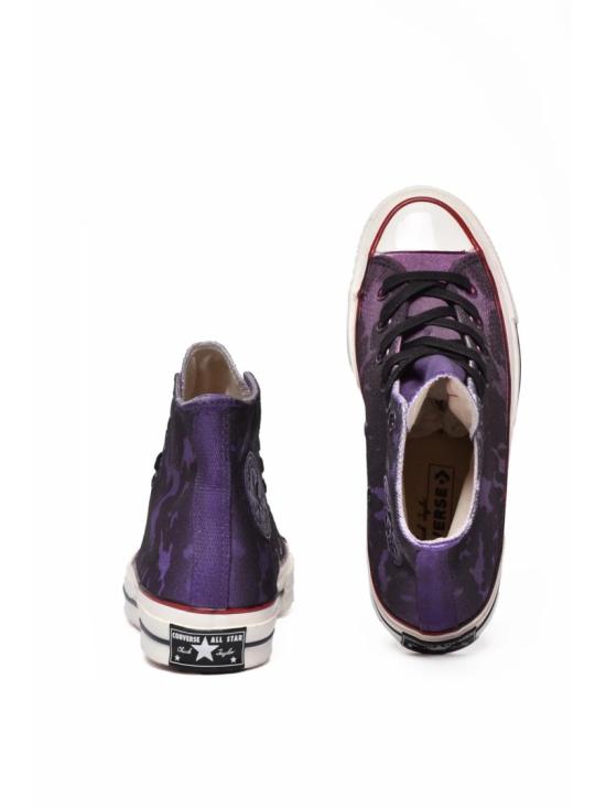 25FW 컨버스 스니커즈 보라색 카모플라주 캔버스 - CONVERSE