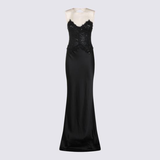 26FW 니사 미디 원피스 RRS16920 BLACK