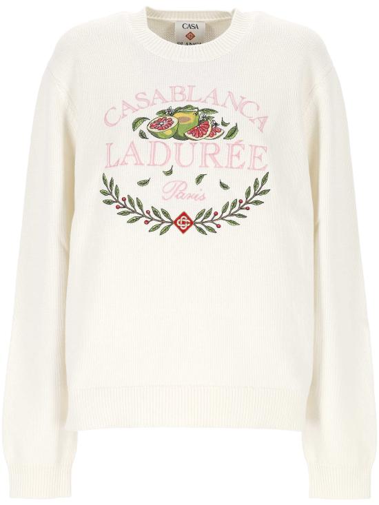 26FW 카사블랑카 긴팔 티셔츠 UPF26KW144201 LADUREE