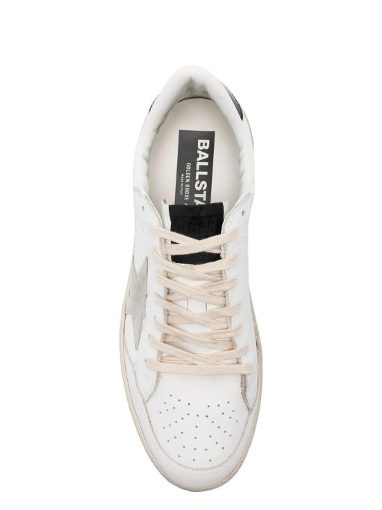 26FW 골든구스 스웨이드 스타 볼스타 스니커즈 GMF00804 F00697010220 WHITE ICE BLACK - GOLDEN GOOSE