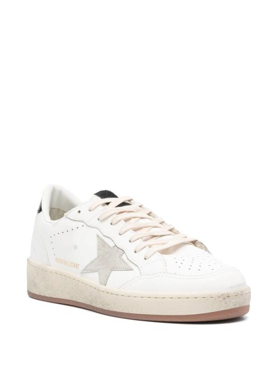 26FW 골든구스 스웨이드 스타 볼스타 스니커즈 GMF00804 F00697010220 WHITE ICE BLACK - GOLDEN GOOSE