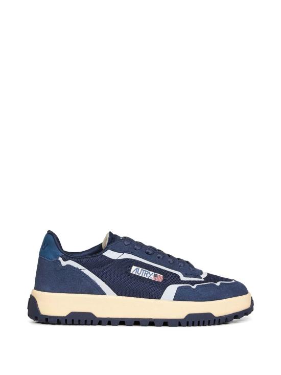 26FW 오트리 WILDPACE 로우 스니커즈 립스탑 나일론 가죽 LDLM AK12BLUET BLUET