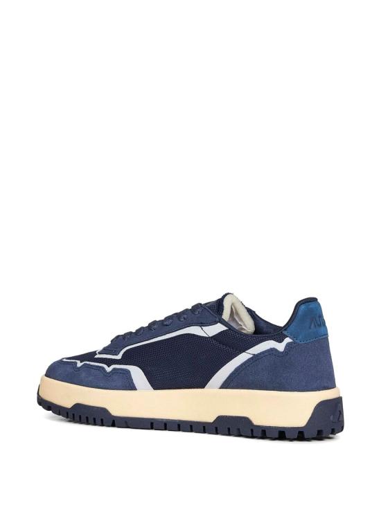 26FW 오트리 WILDPACE 로우 스니커즈 립스탑 나일론 가죽 LDLM AK12BLUET BLUET - AUTRY