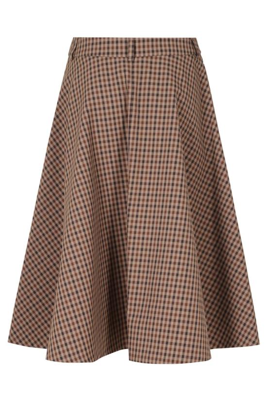 26FW 돈답 스커트 G640 QF0207D 002 099 Brown - DONDUP