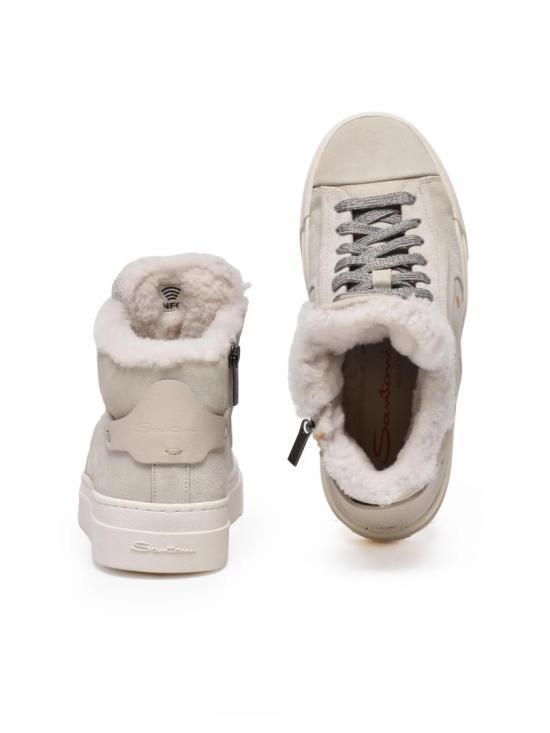25FW 산토니 스니커즈 스웨이드 시어링 - SANTONI