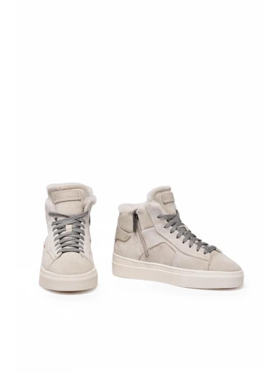 25FW 산토니 스니커즈 스웨이드 시어링 - SANTONI