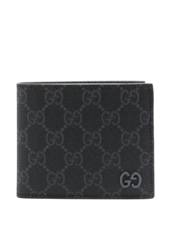 26FW 구찌 GG 바이폴드 지갑 768243 FACQC1048 BLACK STEEL