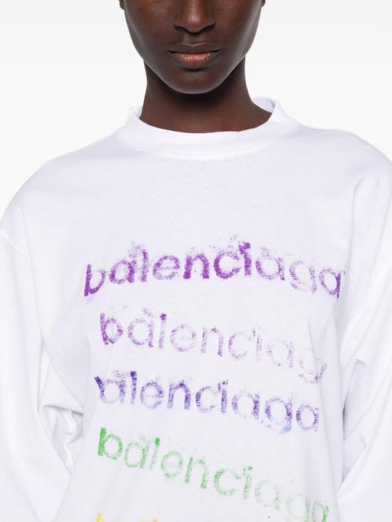 26FW 발렌시아가 반팔 티셔츠 A009CT TVVK99000 WHITE - BALENCIAGA