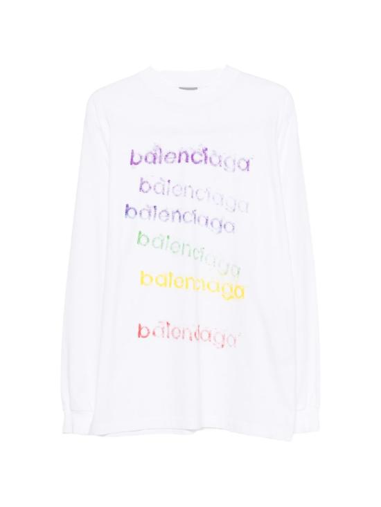 26FW 발렌시아가 반팔 티셔츠 A009CT TVVK99000 WHITE