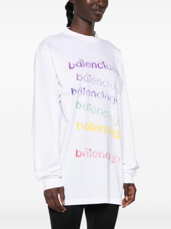 26FW 발렌시아가 반팔 티셔츠 A009CT TVVK99000 WHITE - BALENCIAGA
