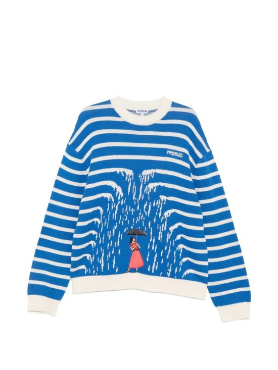 26FW 하우스 오브 에러스 스웨터 HEFW26SW03012 1331 BLUE CREAM