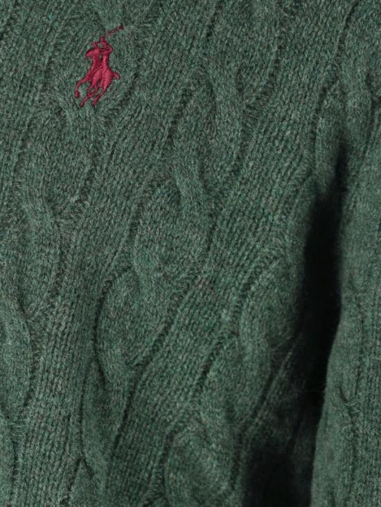 26FW 폴로 랄프로렌 케이블 니트 스웨터 710 876762507 Green - POLO RALPH LAUREN