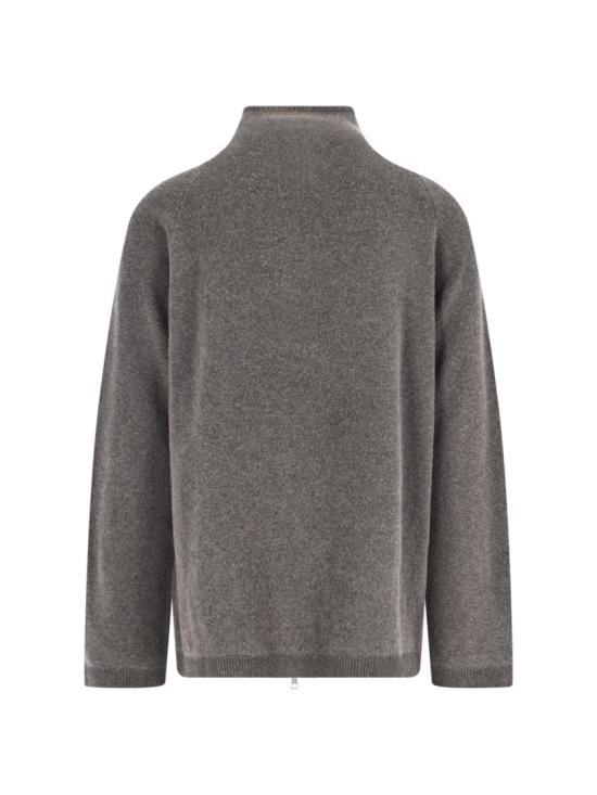 26FW 아워레가시 라인 집 가디건 라인 집 가디건 M4263LMMUD SPRAY DYE CHERUB WOOL Brown - OUR LEGACY