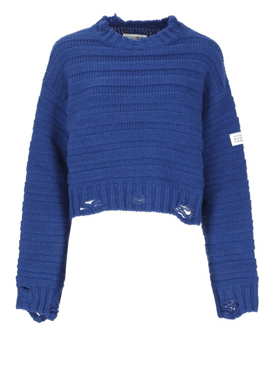26FW MM6 메종마르지엘라 스웨터 S52HL0031 M13040483 BLUE